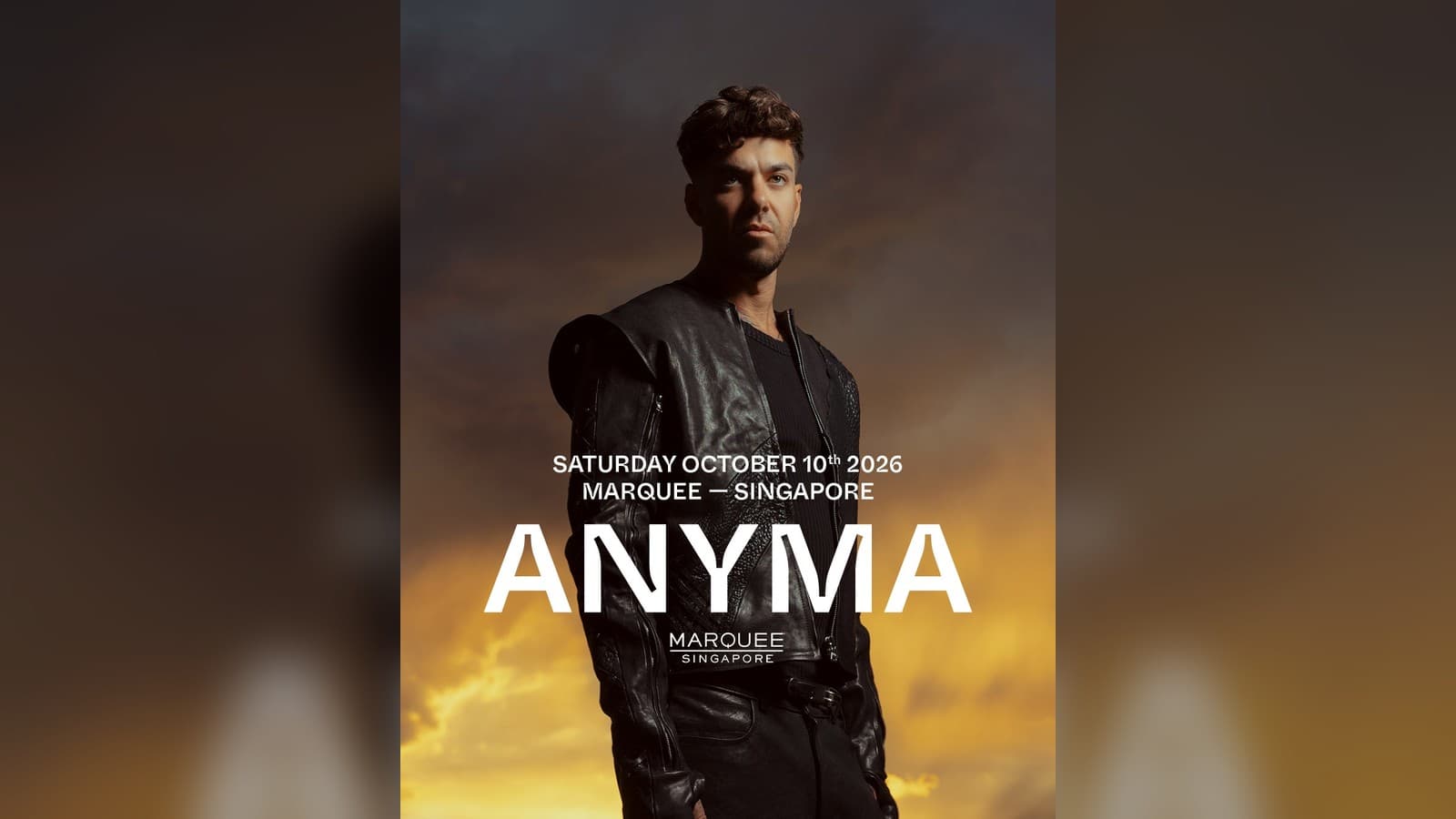 Anyma's First Singapore Show: 10 October at Marquee, DBS Presale Closes Tomorrow 11.59am