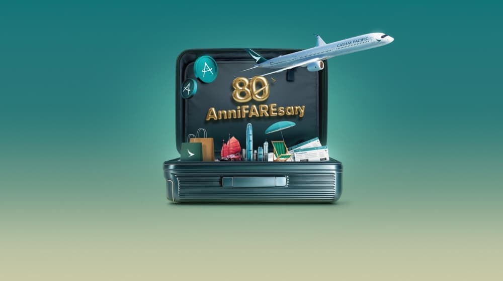 Cathay Pacific's 80th AnniFAREsary: Hong Kong S$354 Return All-In, and the Smaller S$80 Code Beats the S$138 One (Fares to 30 Sep, Codes to 15 Sep 2026)
