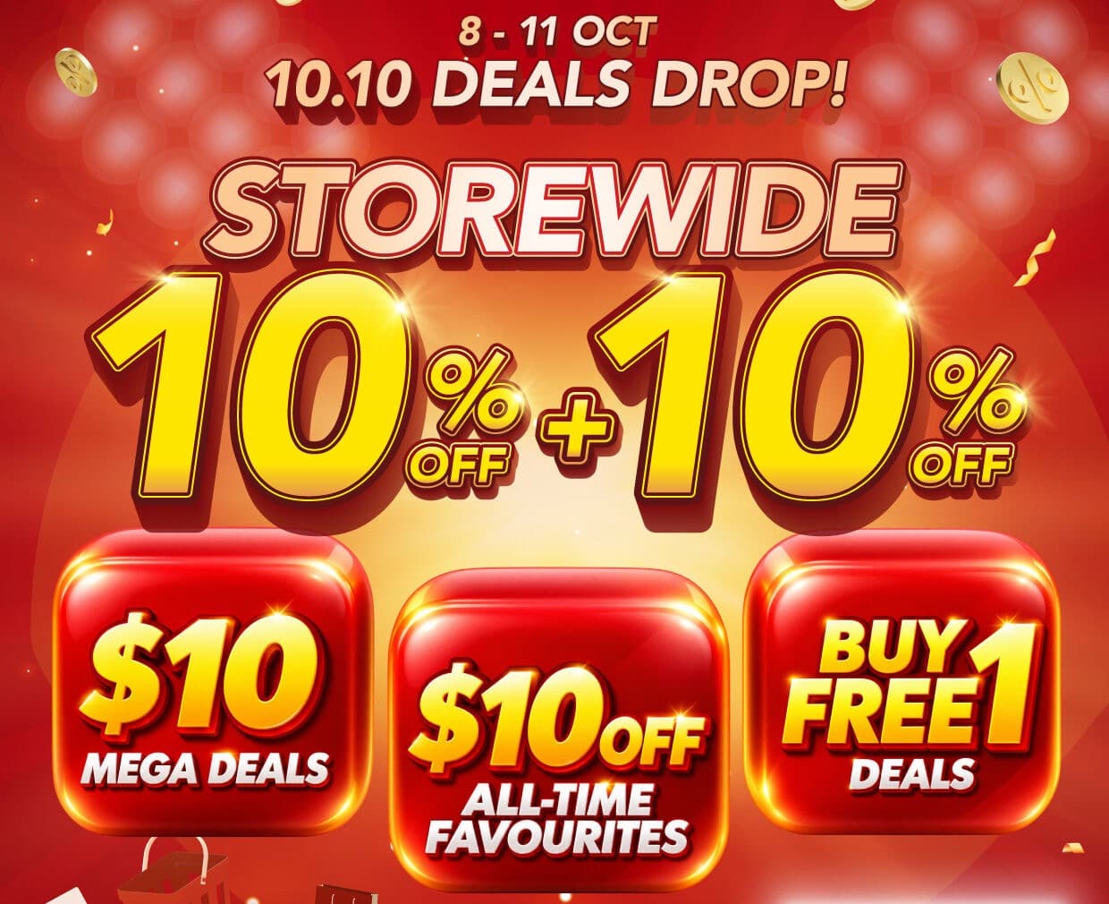 Eu Yan Sang 10.10 Sale: Storewide 10% + 10% Off, Buy 1 Free 1 Cave Nest and $10 Off Favourites (8-11 Oct)