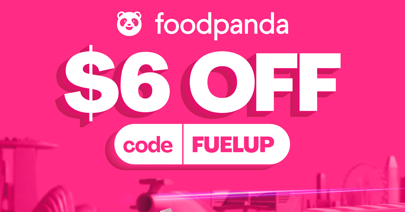 foodpanda F1 Deal: S$6 Off With Code FUELUP, 28 Sep to 18 Oct 2026, Plus the New Group Order Feature for Watch Parties