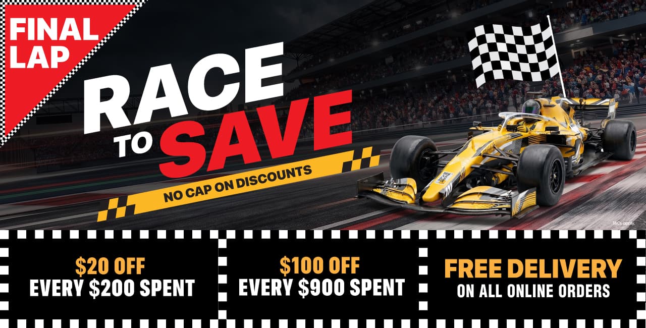 Gain City Race to Save Sale, to 4 Oct 2026: $100 Off Every $900 on Aircon, $20 Off Every $200 on Appliances, Online Only