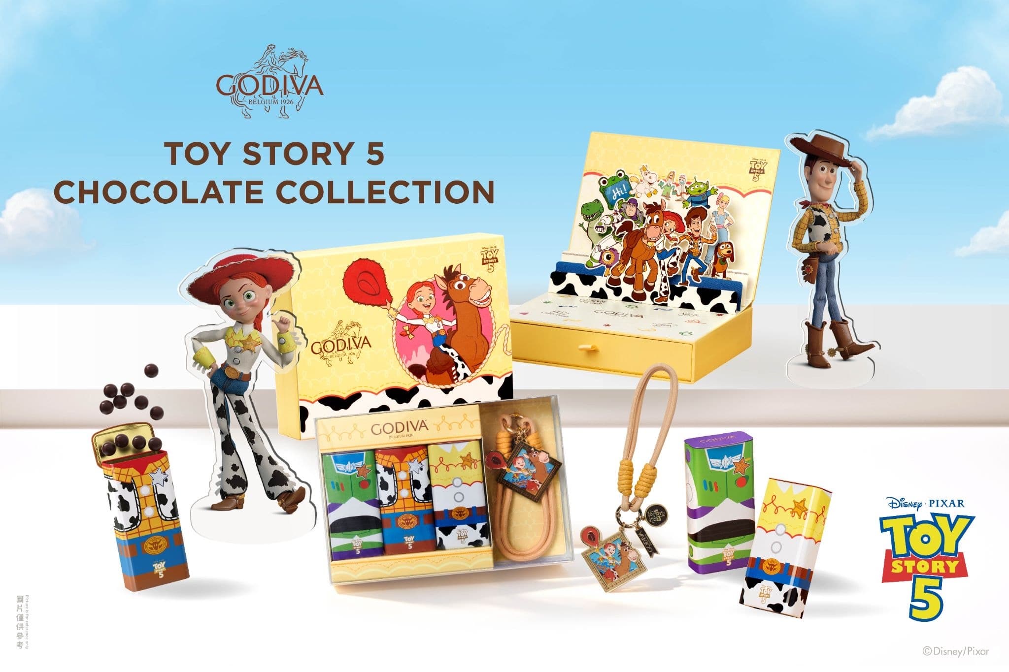 GODIVA x Toy Story 5 Is Here — New $11.50 Soft Serve, $42 Chocolate Gift Boxes & a FREE Plush Jessie Bag Charm With $60 Spend