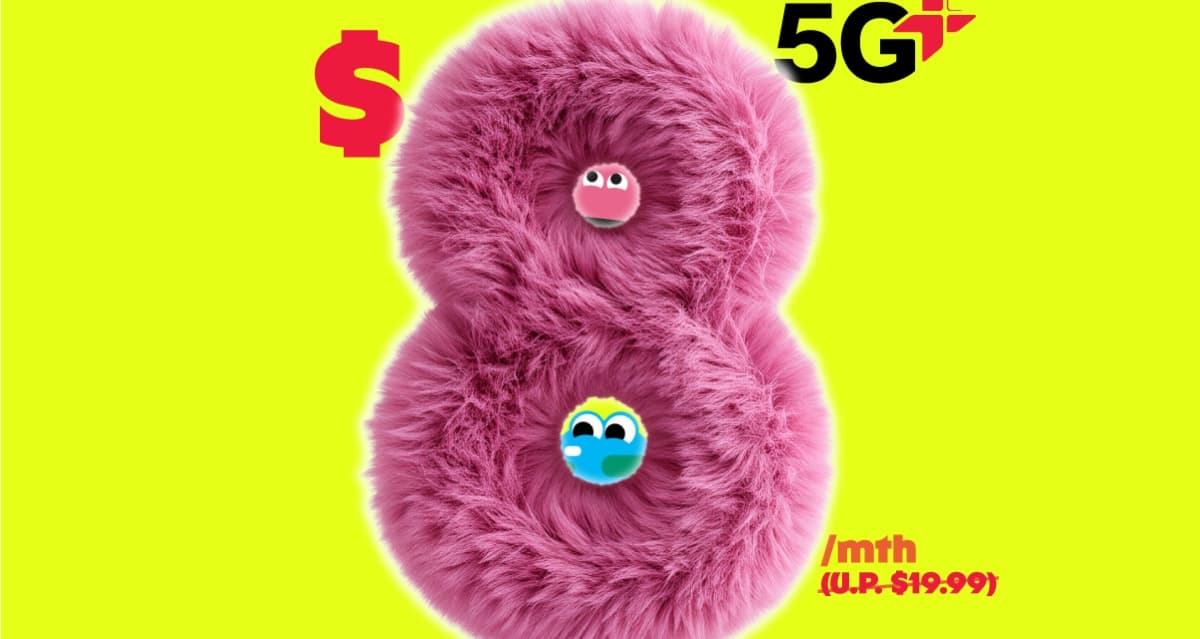 GOMO 8 Deals: $8/mth 5G+ With 800GB (U.P. $19.99), the New Lucky 8 Plan at $10.80 for 6 Months, and an $8 Unlimited Plan for Seniors