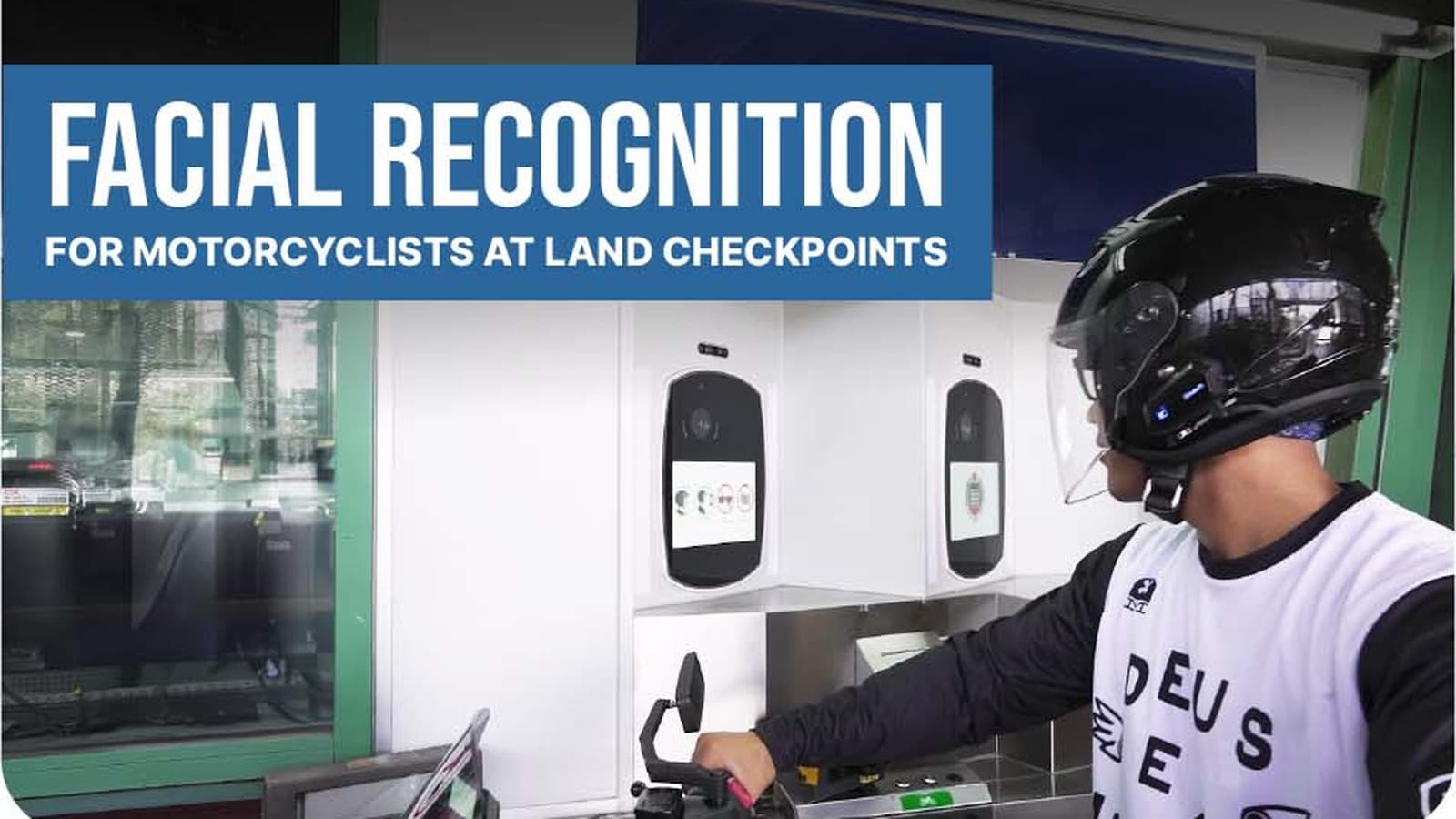 Tuas Checkpoint: Facial Recognition Is Now Live on All 80 Automated Motorcycle Lanes, and Full-Face Helmets Have to Come Off