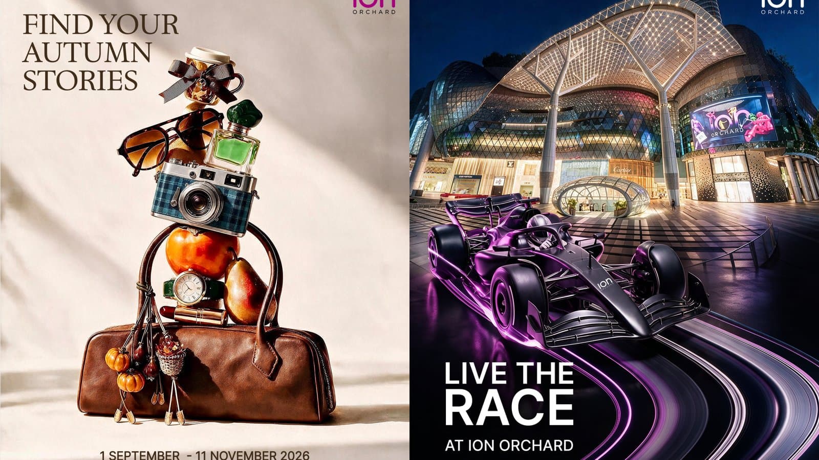 ION Orchard's Race Season: F1 Driver Ollie Bearman on 6 Oct, Beauty Pop-Ups From 10 Sep, and Race-Week Rewards From Just $50 Spend