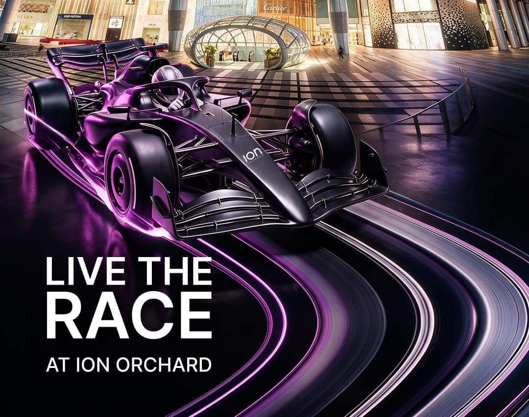 ION Orchard Live the Race (1-12 Oct 2026): Free F1 Driver Appearances, VCARB Show Car, Simulator and Beauty Pit Stops