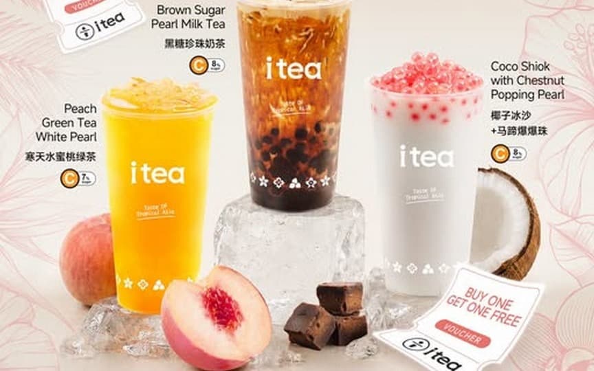 itea Opens at Anchorpoint With 3 Days of Buy-1-Get-1-FREE Bubble Tea — 100 App Vouchers Daily From 11am (8–10 Jul 2026)