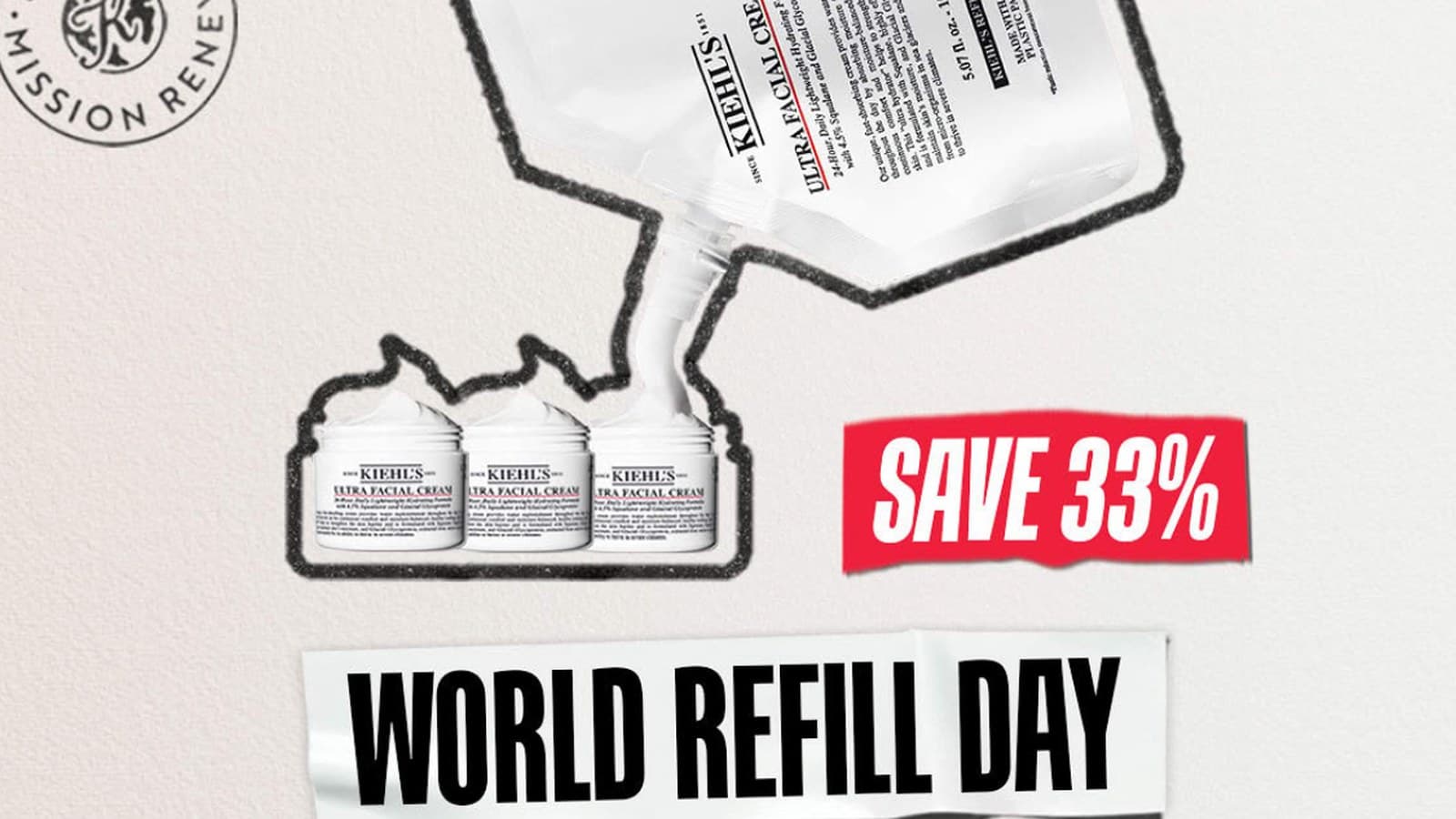 Kiehl's 新加坡世界补充日 — 所有补充购买省 33% + 赚 2 倍积分+ 拿 2 件礼物(2026 年 6 月 1-30 日)