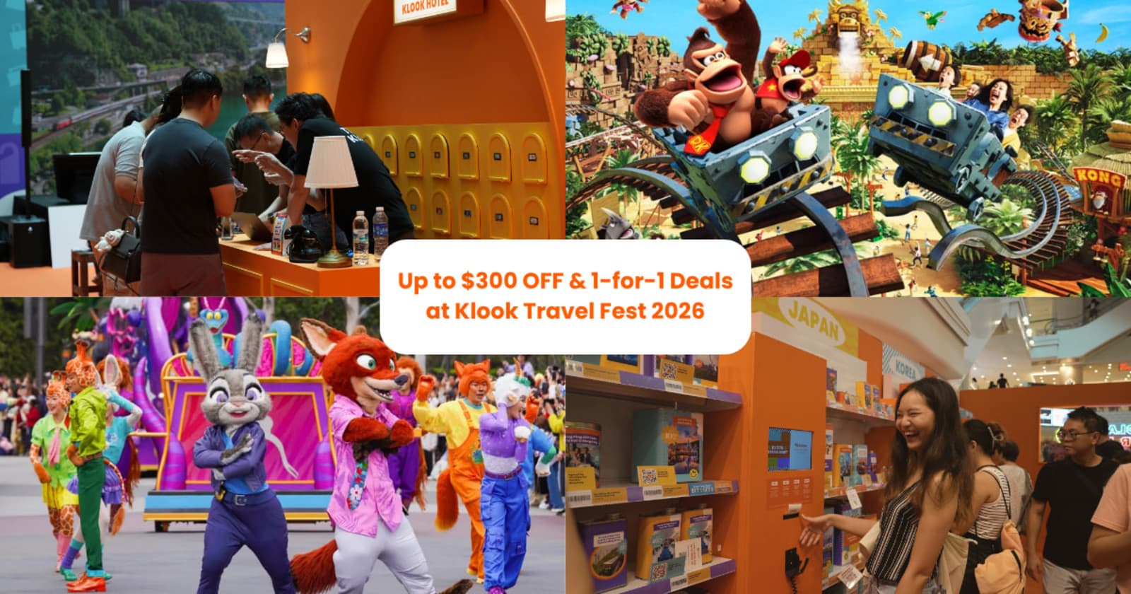 Klook Travel Fest 2026 at Suntec City, 17-18 Oct: Free Entry, 1-for-1 Disneyland and USJ Flash Deals, Goodie Bags for the First 150