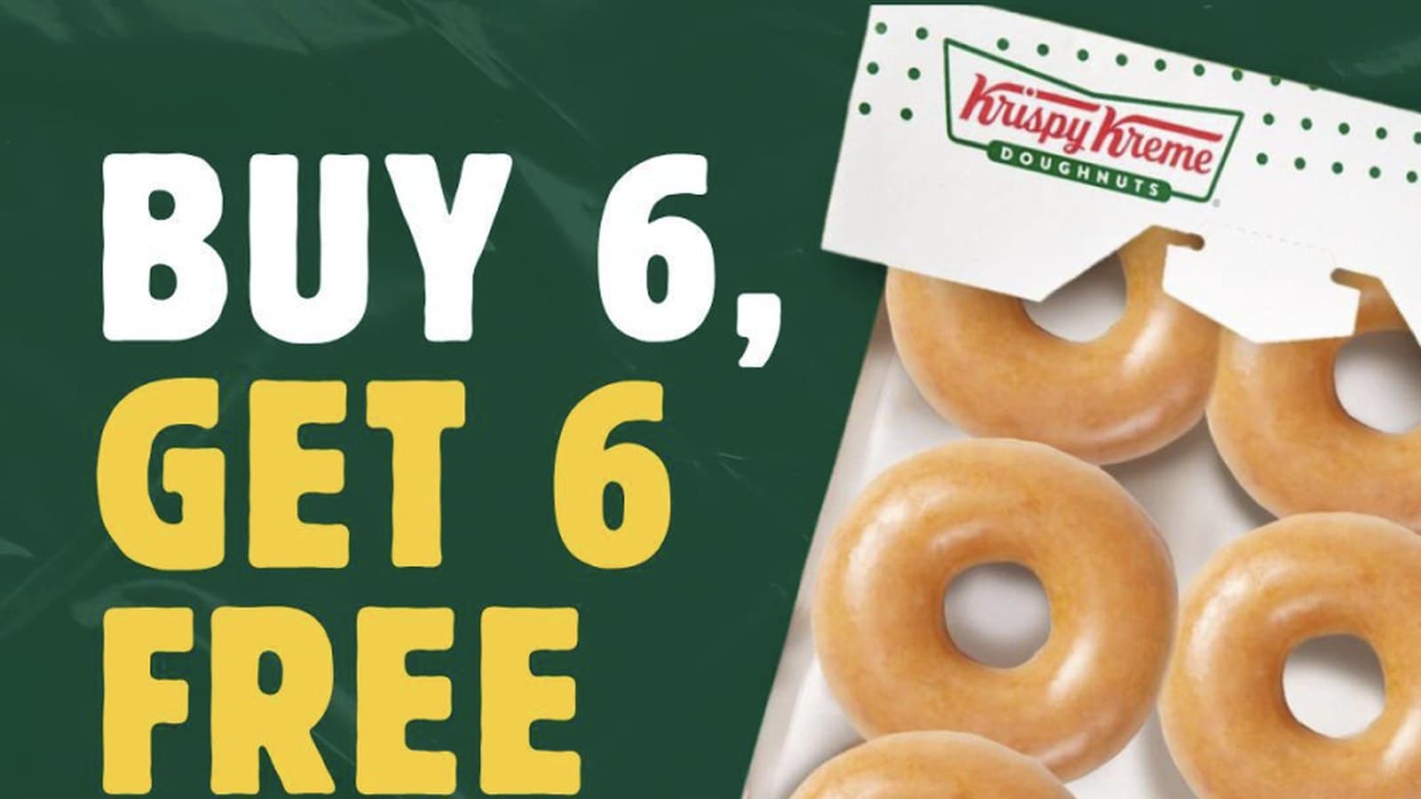 Krispy Kreme 新加坡 — 买 6 送 6 原味甜甜圈(仅今天 6 月 5 日,所有分店)