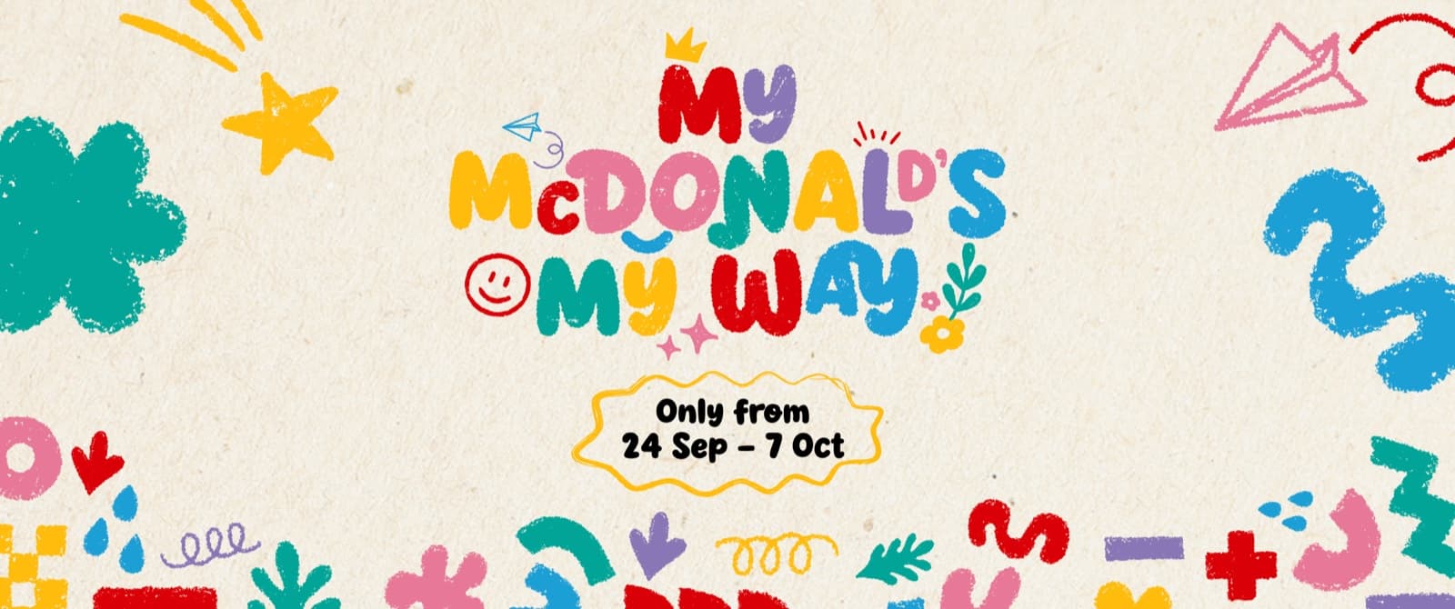 McDonald's Children's Day 2026: Free Vanilla Cone With a Signed Promise Bookmark, Plus a Build-Your-Own 3-Item Kids' Meal (24 Sep-7 Oct)