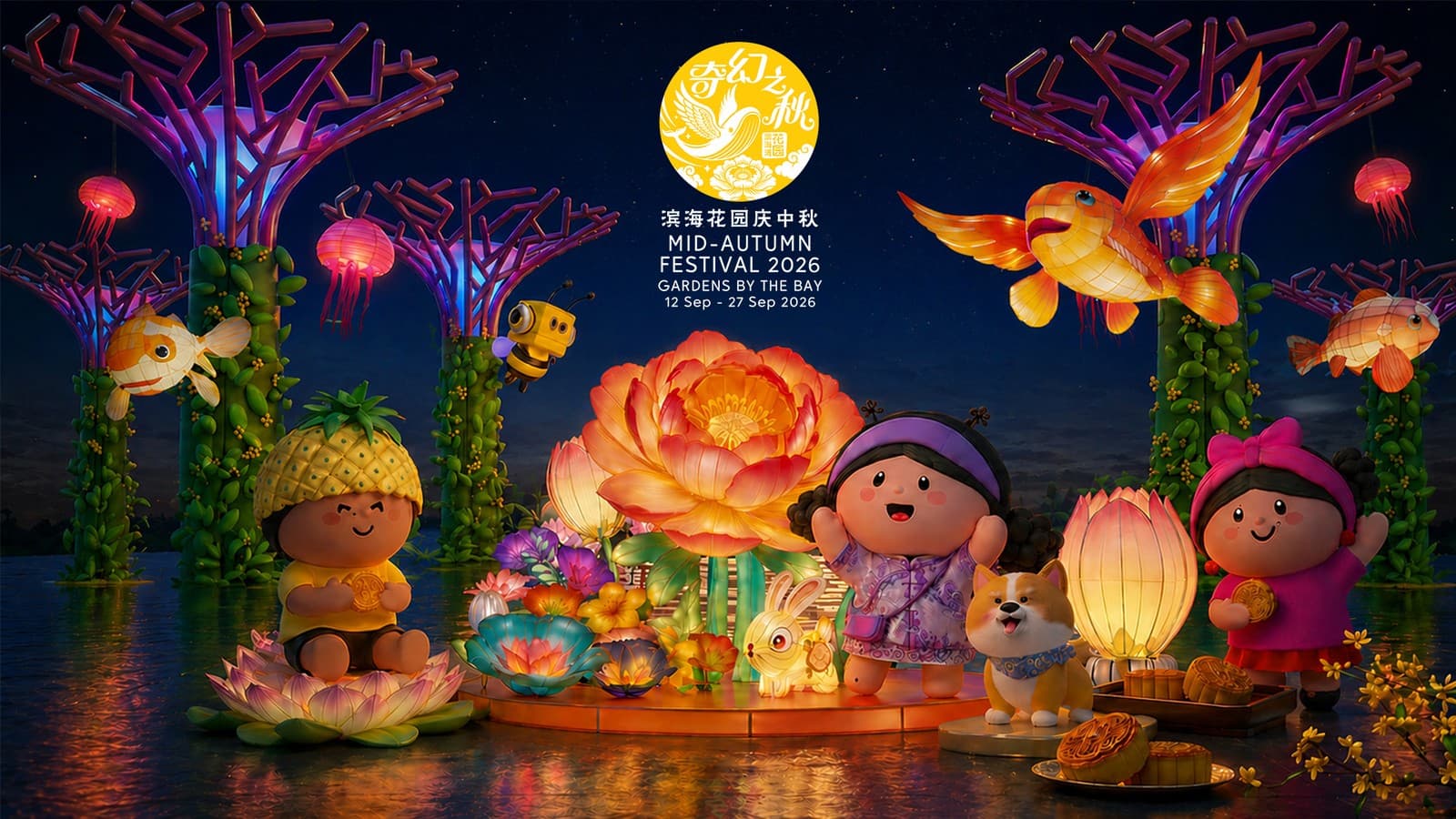 2026 新加坡中秋节: 8 个灯会与活动, 以及牛车水大型花灯为何今年消失