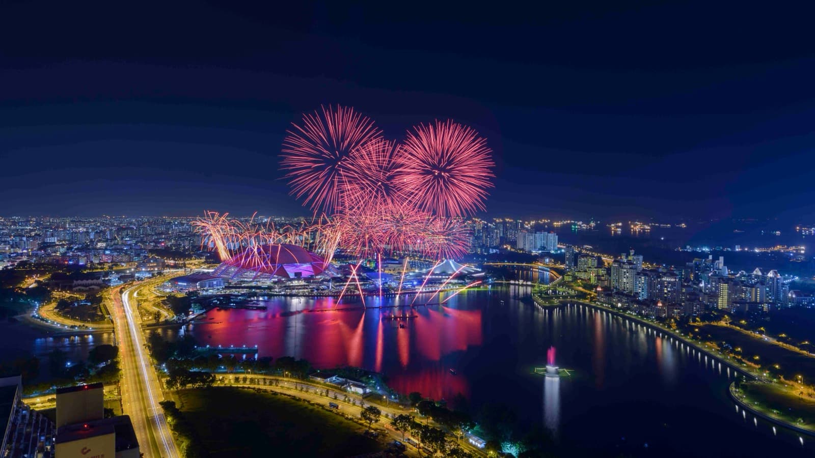 NDP 2026 Fireworks & Rehearsal Schedule — Every Show Saturday Has Fireworks at Kallang (11 Jul, 18 Jul, 25 Jul, 1 Aug + 9 Aug), From ~7:30pm