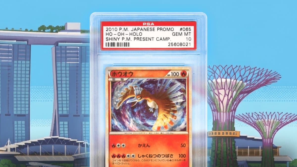 A Pokémon Card Auction Comes to Singapore: Stanley Gibbons' 'Pokémon of Lion City' Goes Live 30 Oct With a Mew Trophy Card, Sealed Vintage Boxes and a 1-of-500 MTG Smaug