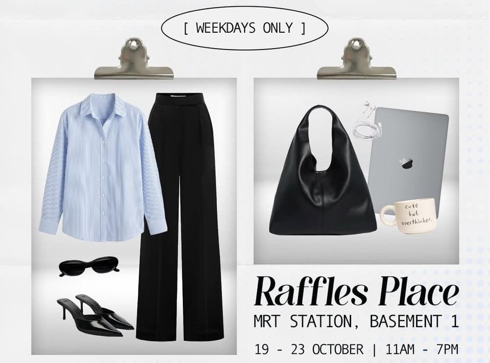 Refash at Raffles Place MRT: Designer Labels 1 for $6 or 2 for $10, Plus Instant Cash for Old Bags, 19-23 Oct 2026