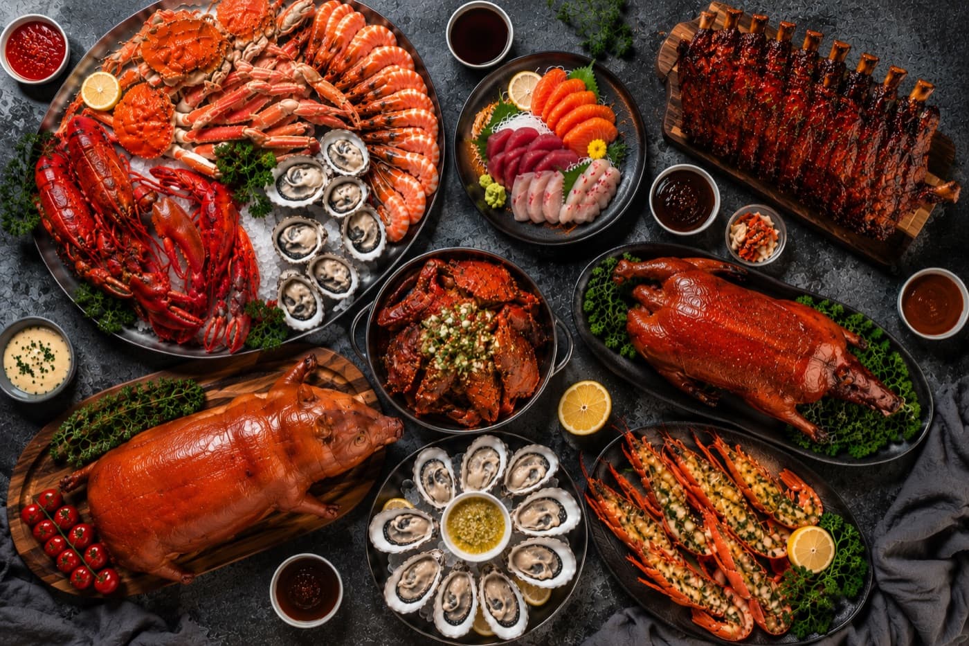 Seafood Mania @ Food Capital, Grand Copthorne Waterfront (11 Aug–4 Oct) — the Member Deal Isn't 30% Off, It's DINE FOUR PAY TWO, and It's Weekdays Only