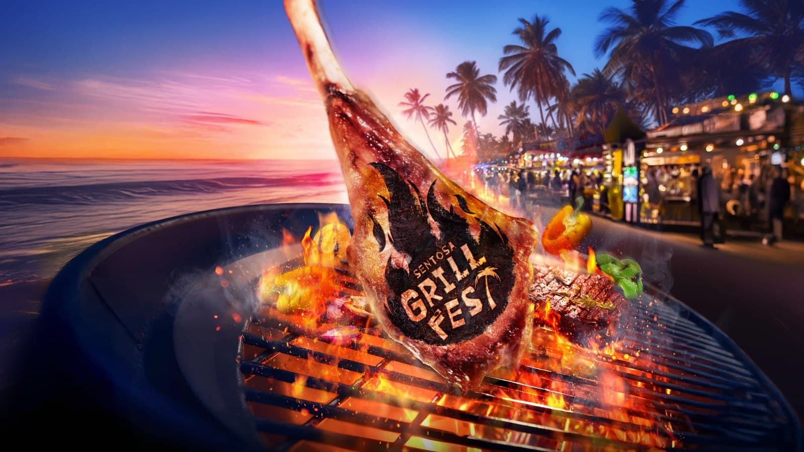 圣淘沙 GrillFest 2026 优惠全整理:万事达卡每消费 $100 送 $10、11 款 Islander 会员专属套餐 $11 起、Grab 车资减 $5(只剩 10 天,至 8 月 16 日)