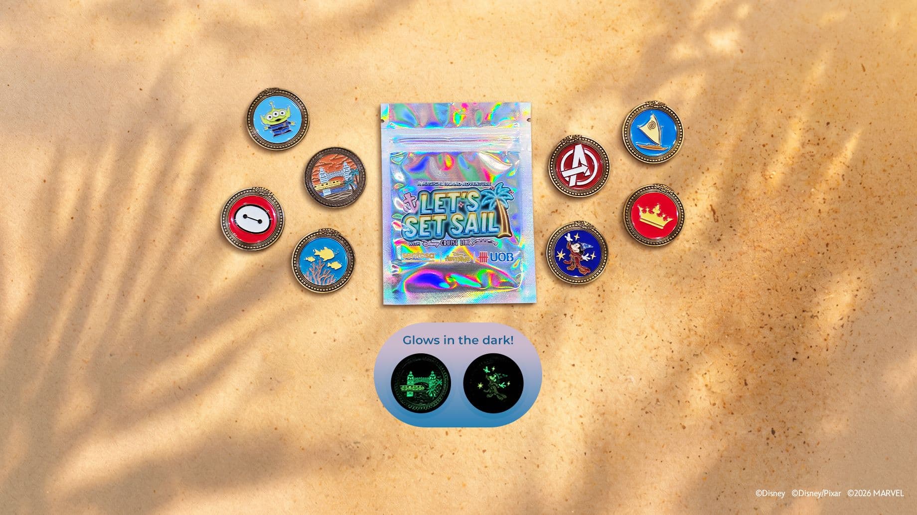 Sentosa Is Giving Away a Glow-in-the-Dark Disney Pin for a S$60 UOB Spend to 20 Sep — But Its Own Page Lists NINE Redemption Counters While the Terms on That Same Page Name Only TWO, and Buying Your Tickets Online (or at a Discount) Is Exactly What Disqualifies You