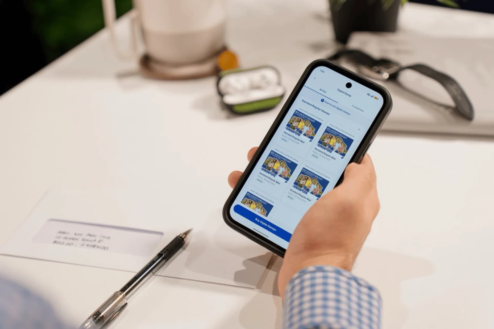 SingPost Digital Stamps: Post a Letter Without a Stamp, 5 for $1 Trial Set on the App (to 6 Apr 2027)