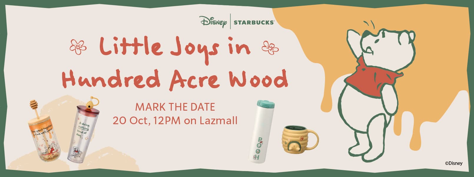 Starbucks x Winnie the Pooh Collection Lands 20 Oct 2026: Full Price List, $14.90 to $75.90