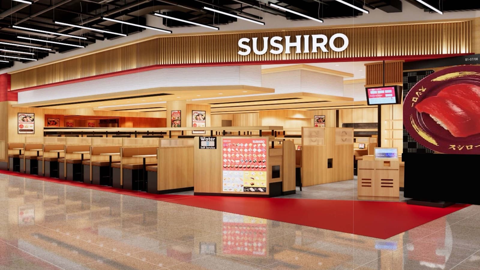 SUSHIRO 明天 (8 月 21 日周五) 在 orchardgateway 开幕,轮替式 1 送 1 跑到 9 月 3 日 —— 不是 9 月 4 日 —— 而海报小字写明:两贯是同一碟上桌的