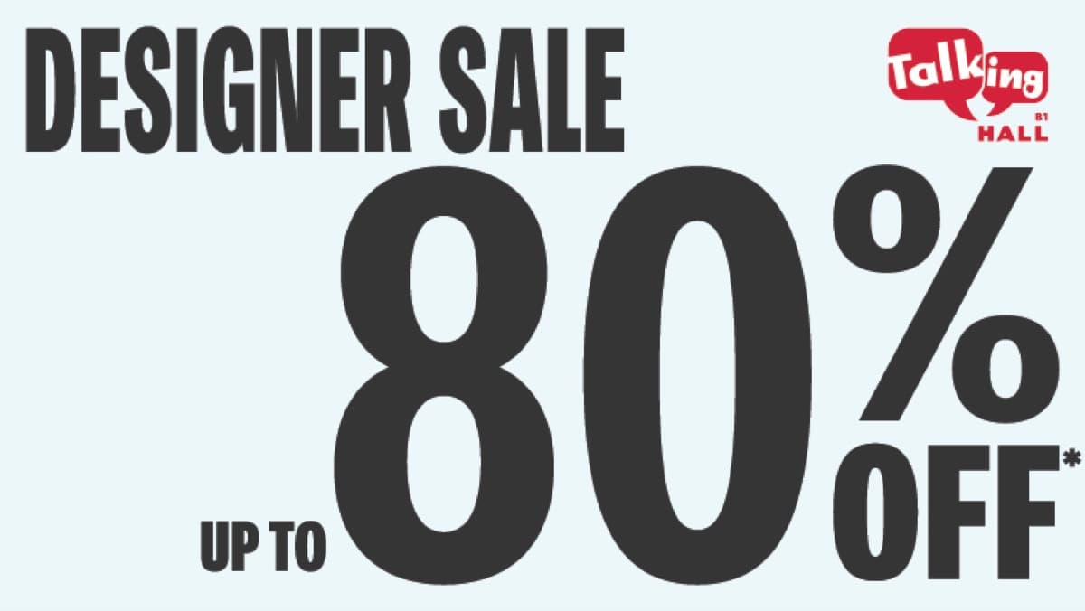 Takashimaya Designer Sale, 23-28 Sep 2026: Up to 80% Off Rick Owens, Jacquemus, Ganni and 15 More Labels at Talking Hall, Six Days Only