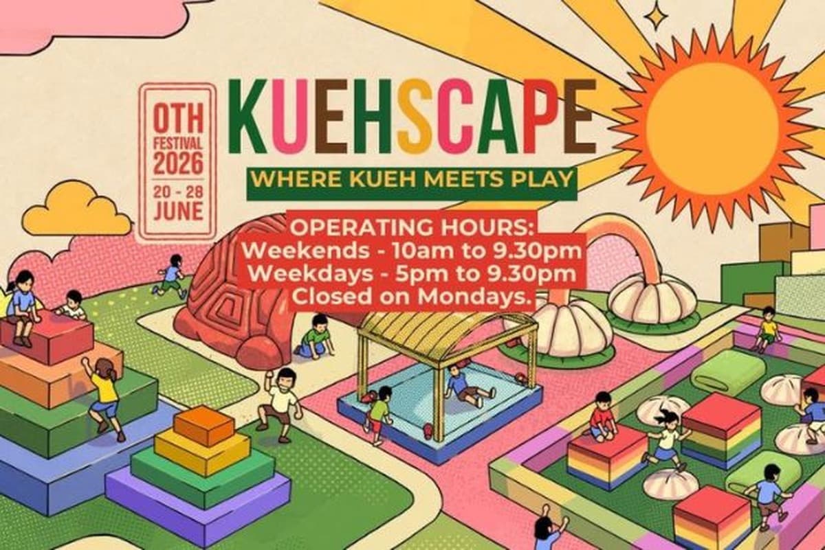 The Great Tampines Kueh-scape: A Giant Kueh Playground at Our Tampines Hub — Free Entry (Till 28 Jun)