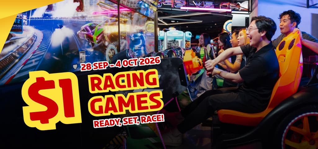 Timezone $1 Racing Games at All Venues, 28 Sep-4 Oct 2026