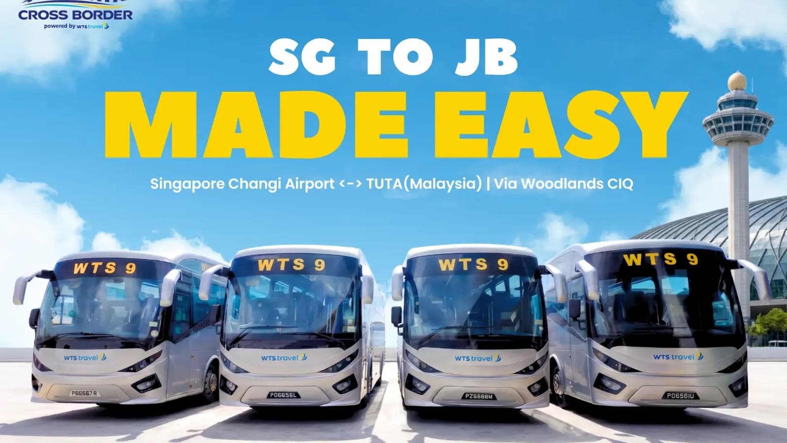 WTS9 Cross-Border Bus — Changi Airport Direct to Johor Bahru (TUTA) from $11 (Launches 19 Jun 2026)