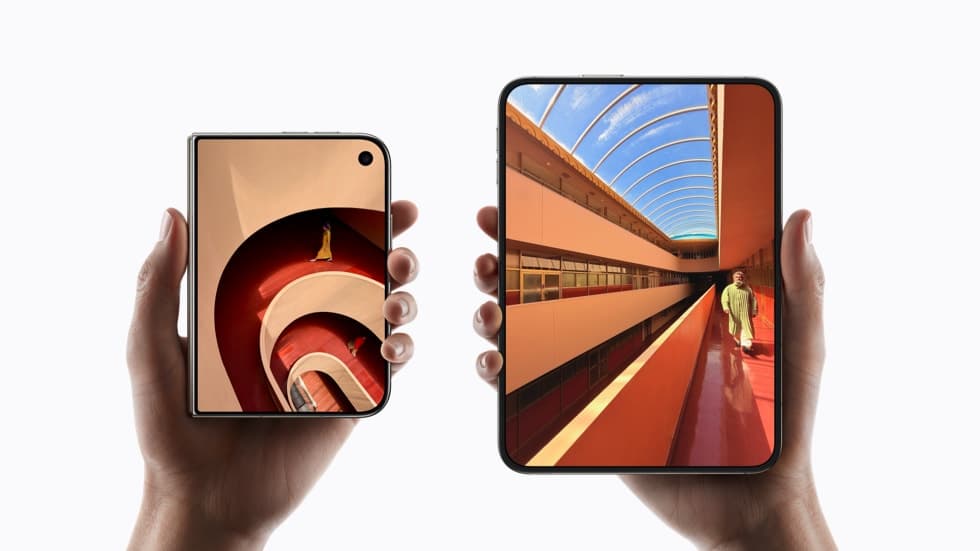 iPhone Duo 屏幕尺寸:7.6 寸内屏,折叠后为 5.4 寸外屏。
