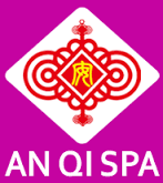 An Qi Spa — Beach Road 与 Middle Road 24 小时营业,提供拔罐、刮痧与头疗 logo