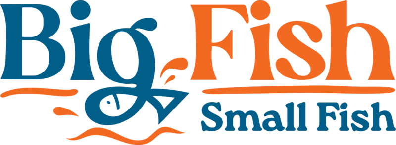 Big Fish Small Fish: 整体最佳, 五种鱼可选, 有清真认证 logo