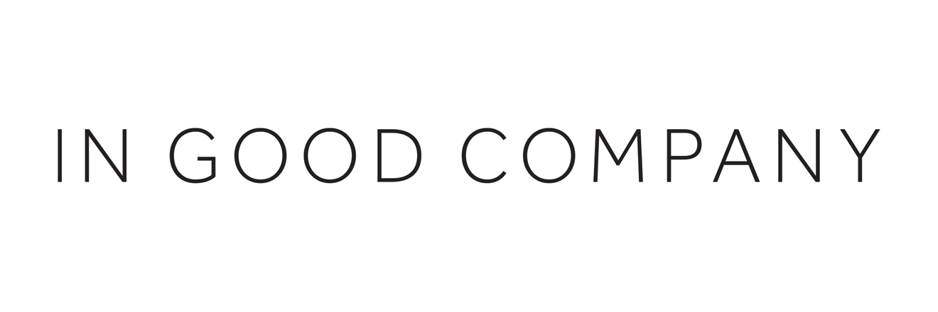 In Good Company: best premium label, about 380 pieces now 28-74% off logo