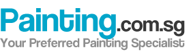 Painting.com.sg (Paintland Construction): 本文最低的整屋公开价, 并附 2 年保修 logo
