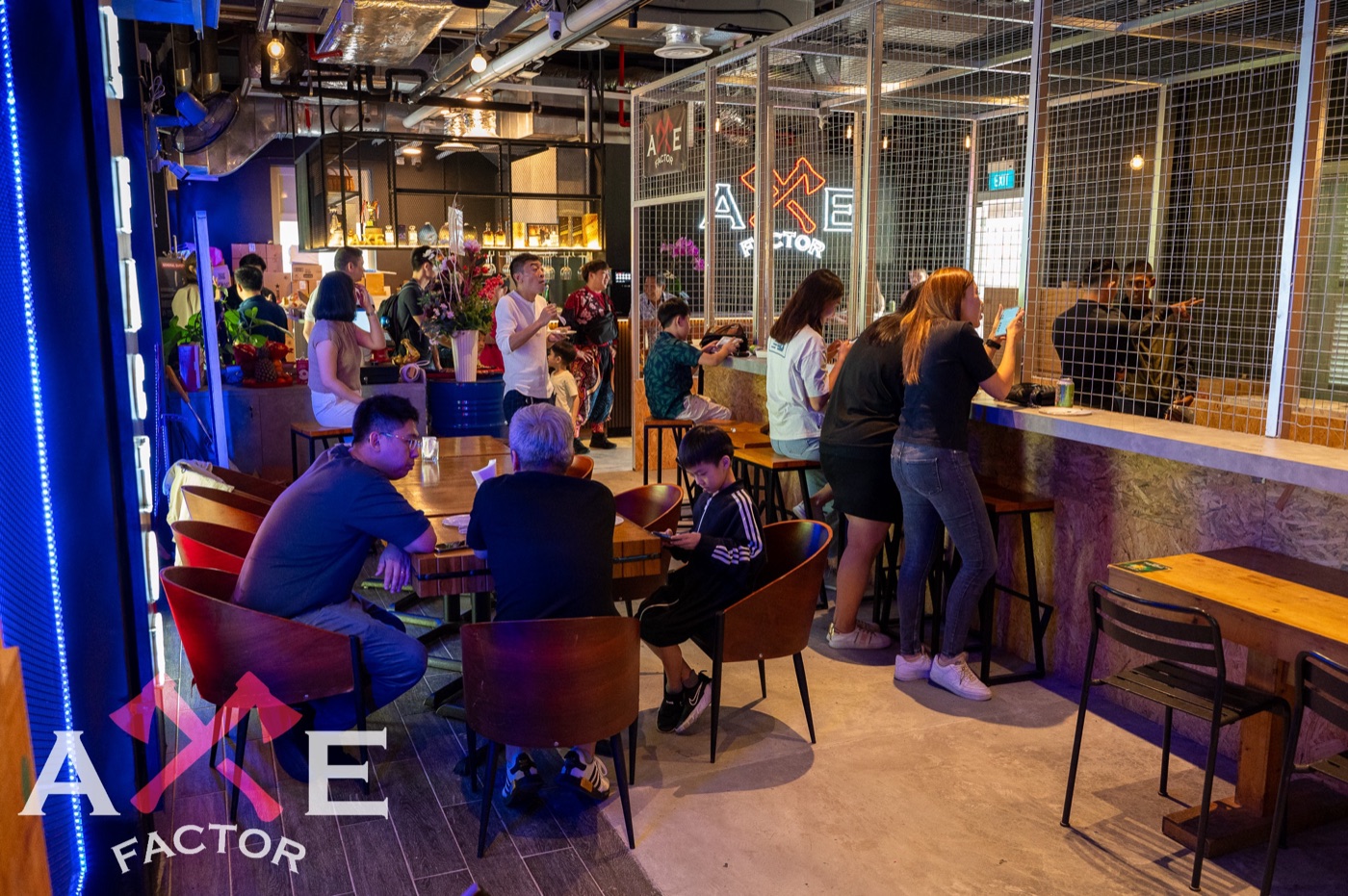 Axe Factor at Mess Hall Sentosa (New Address): S$38.70 to S$41.42/pax