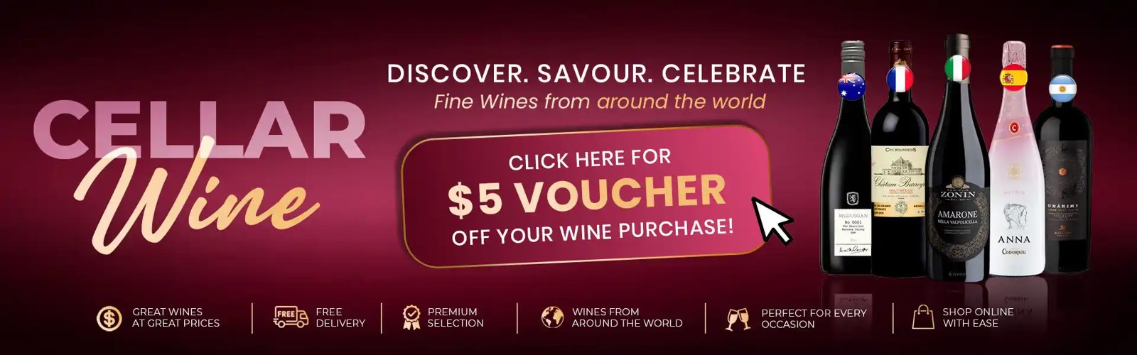 Cellarbration — The Only "No Minimum Spend" Free Delivery on This List That Its Own Delivery Page Backs Up