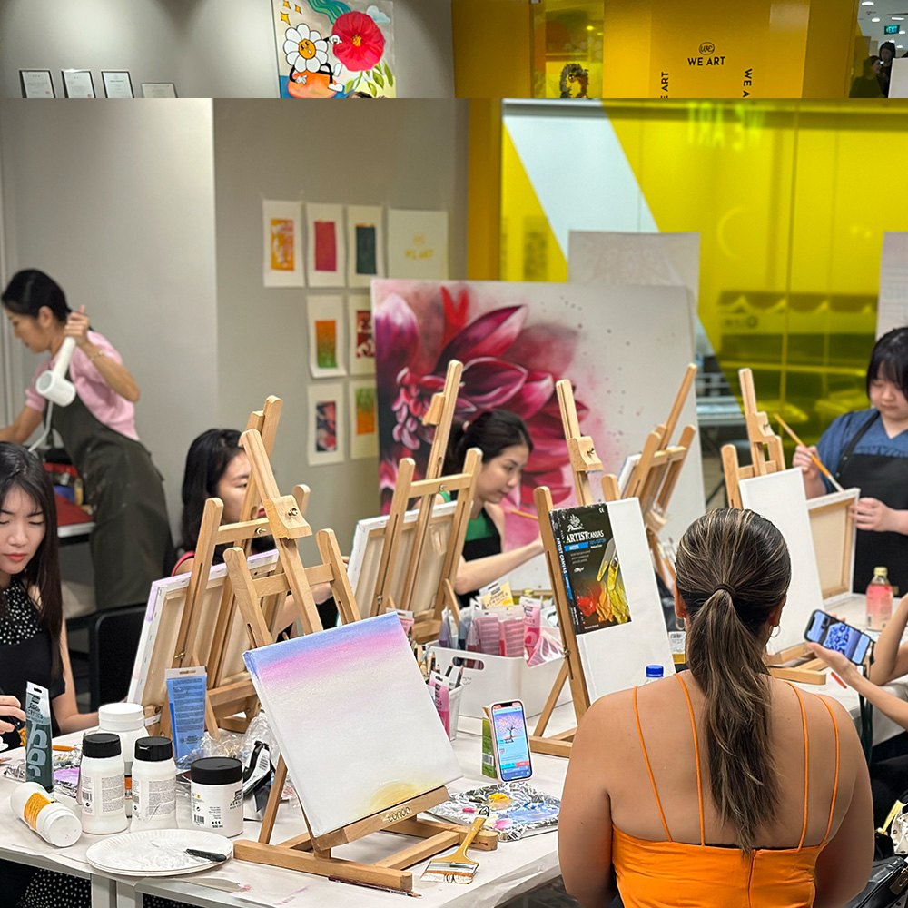 WE ART — 吉卜力主题 Art Jamming,两小时 $70,位于乌节路 The Centrepoint
