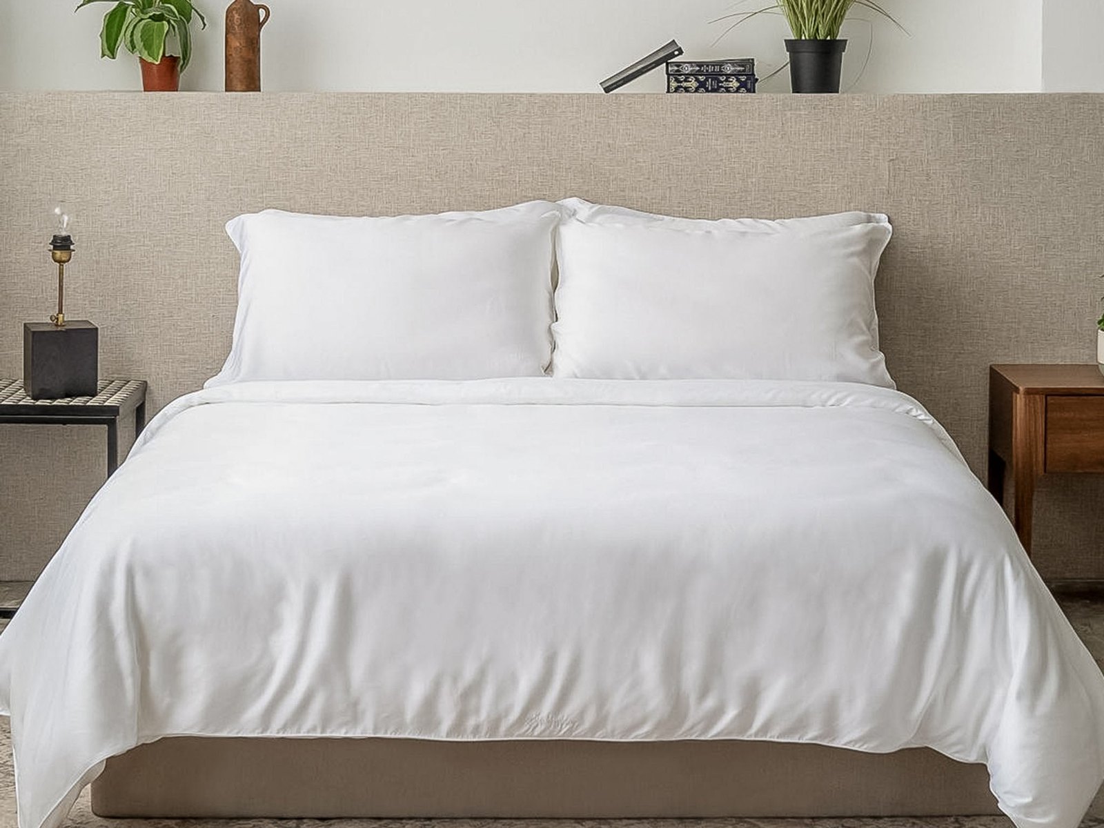 Weavve Home: best-value pure TENCEL, Queen fitted set $135