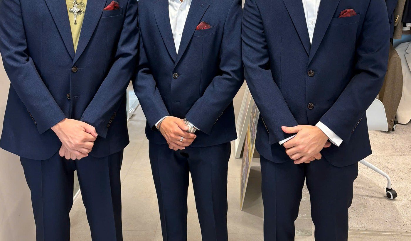 We Are Suitable: 一套 $299, 把伴郎算进来后每套 $279