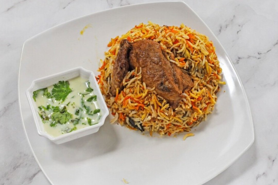 Biryani Singapore: 最便宜, Parkway Parade 鸡肉 dum 香饭 S$8