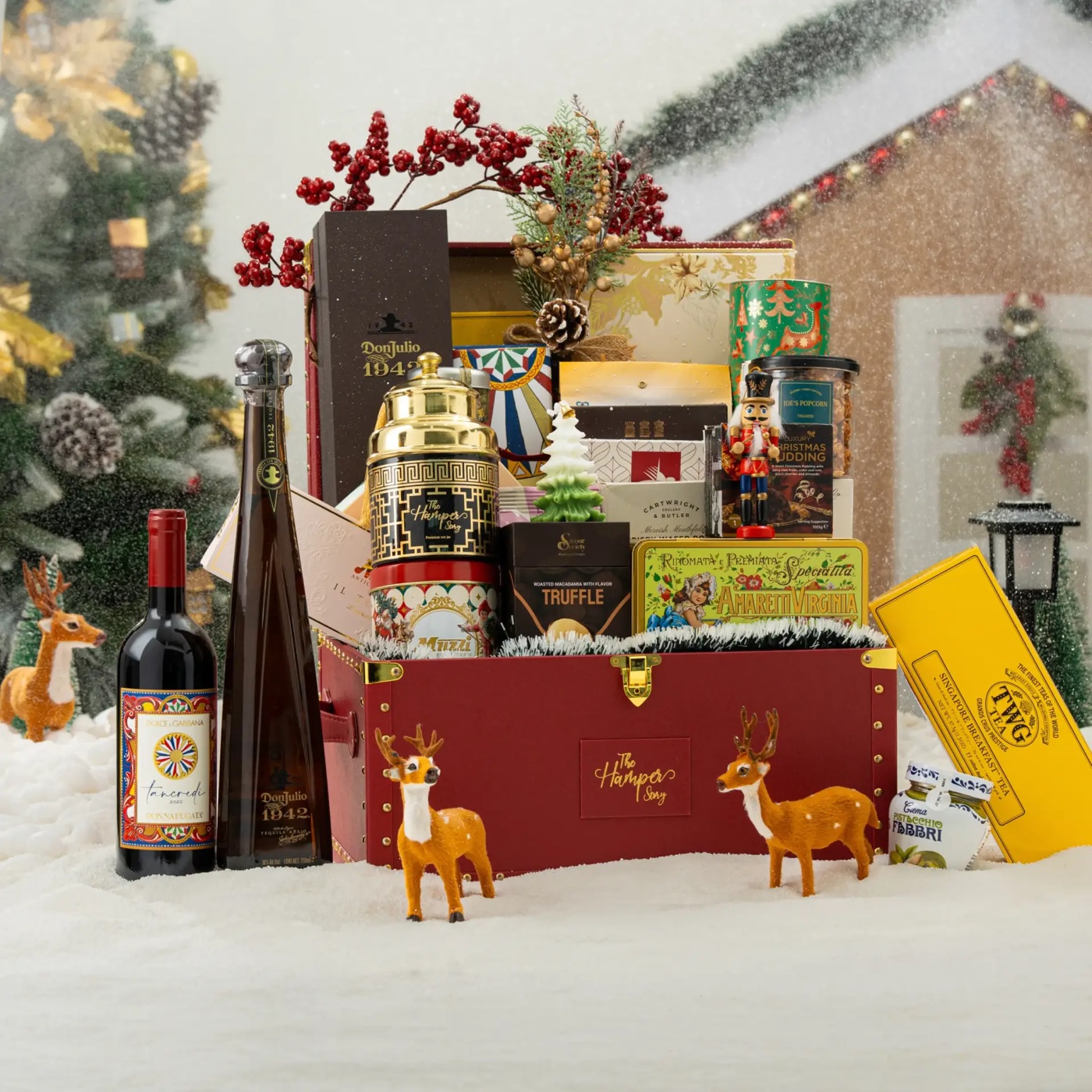 The Hamper Story: 选择最多, 34 款圣诞礼篮, $88 至 $1,198