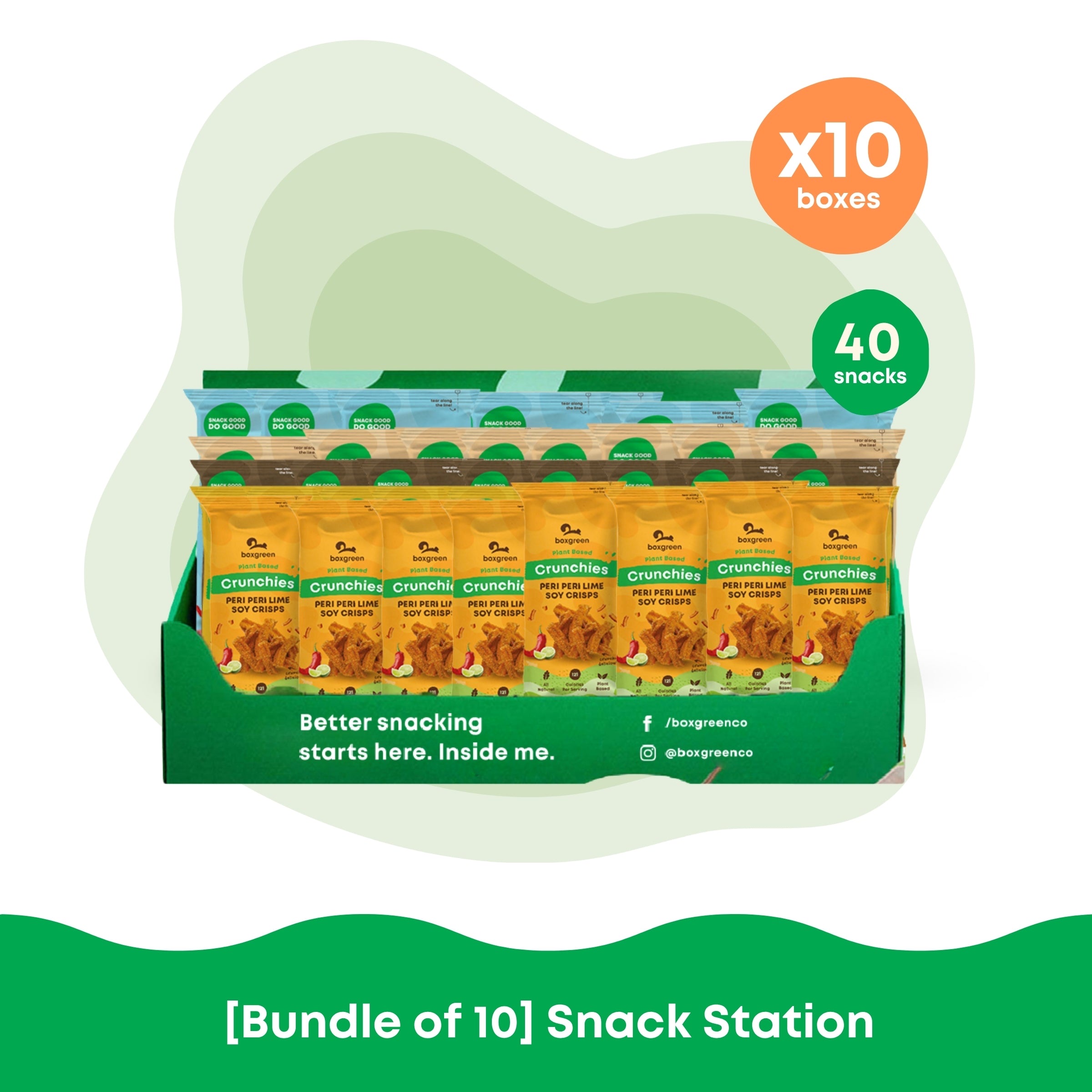 Boxgreen: finished snack boxes with no artwork and no MOQ, but check stock before you plan around it