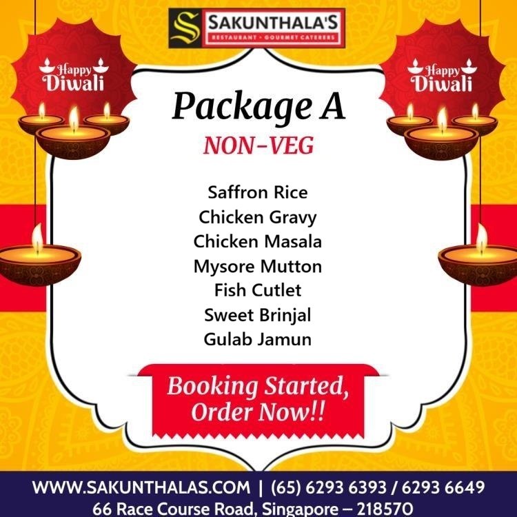 Sakunthala's: 最便宜的屠妖节素食配套, $17.50 + 消费税
