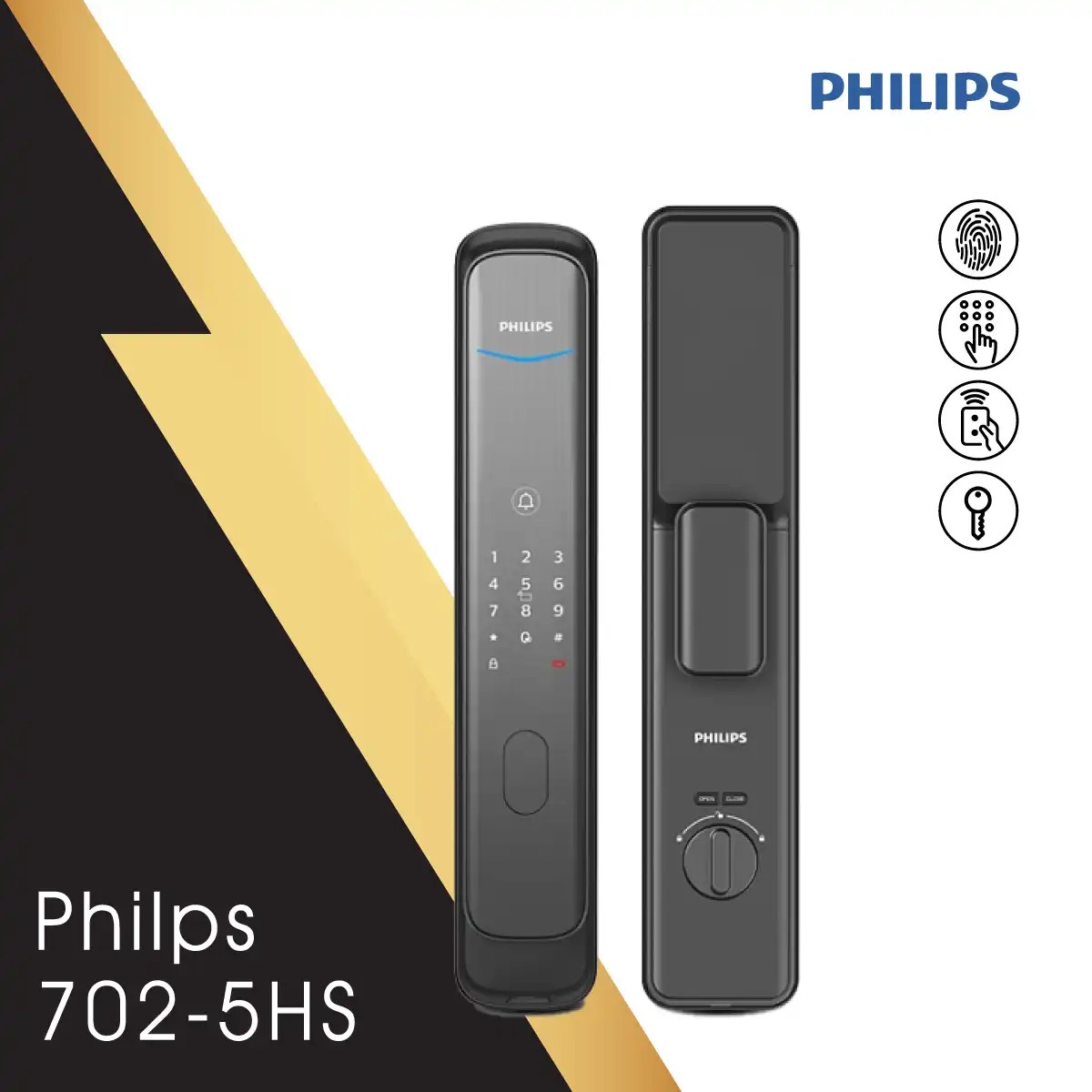 Philips EasyKey: 门锁加铁门锁 S$999 起, Eazea 包免费安装