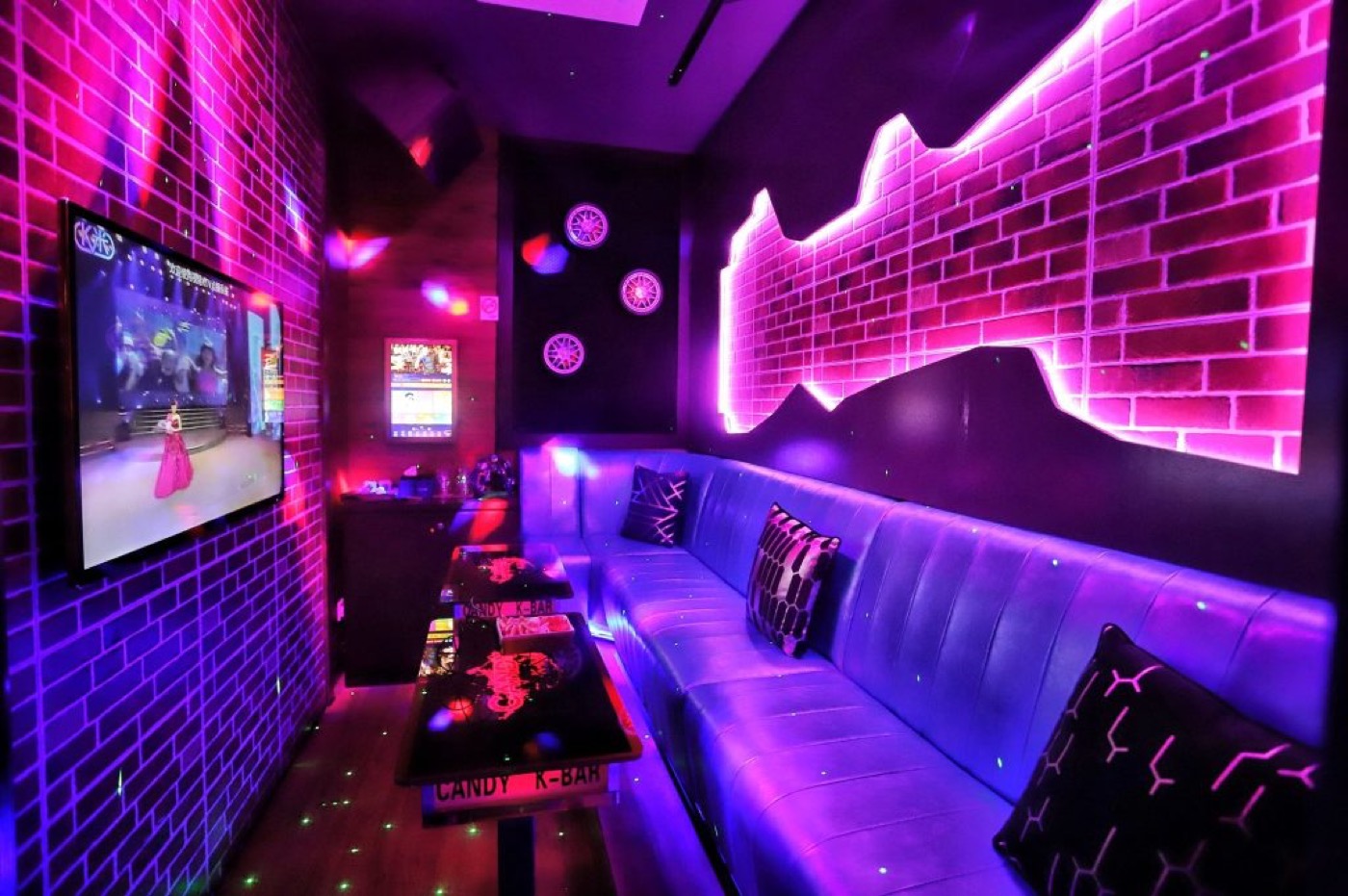 Candy K-Bar Family Karaoke — 18 Neon Themed Rooms at TripleOne Somerset, Open Till 3am Daily