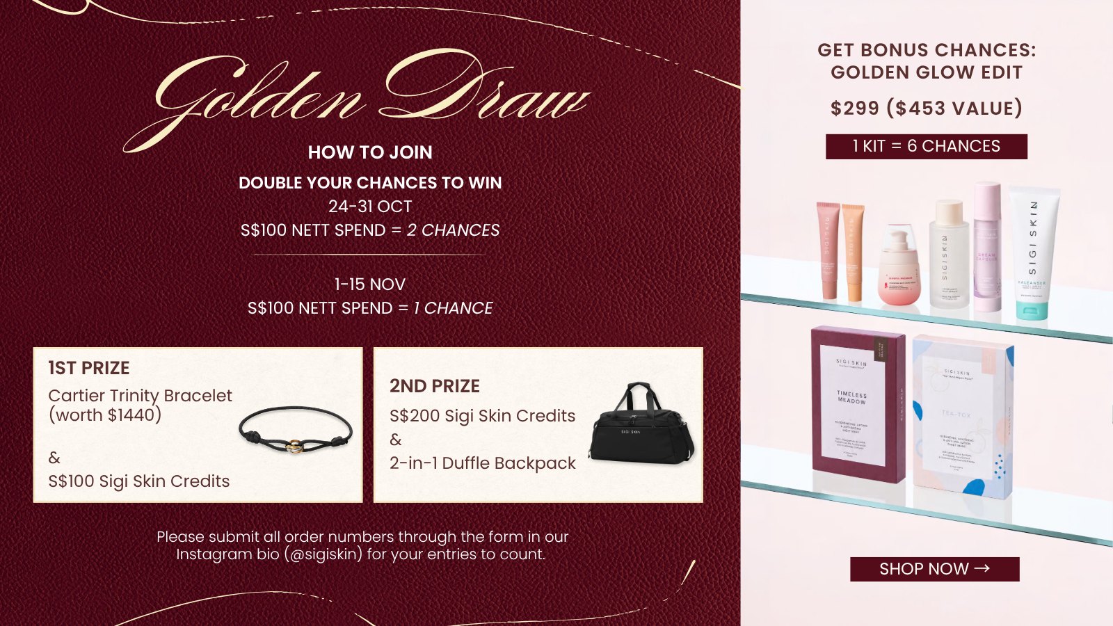 Sigi Skin: best for sensitive skin, plus a Cartier draw to 15 Nov