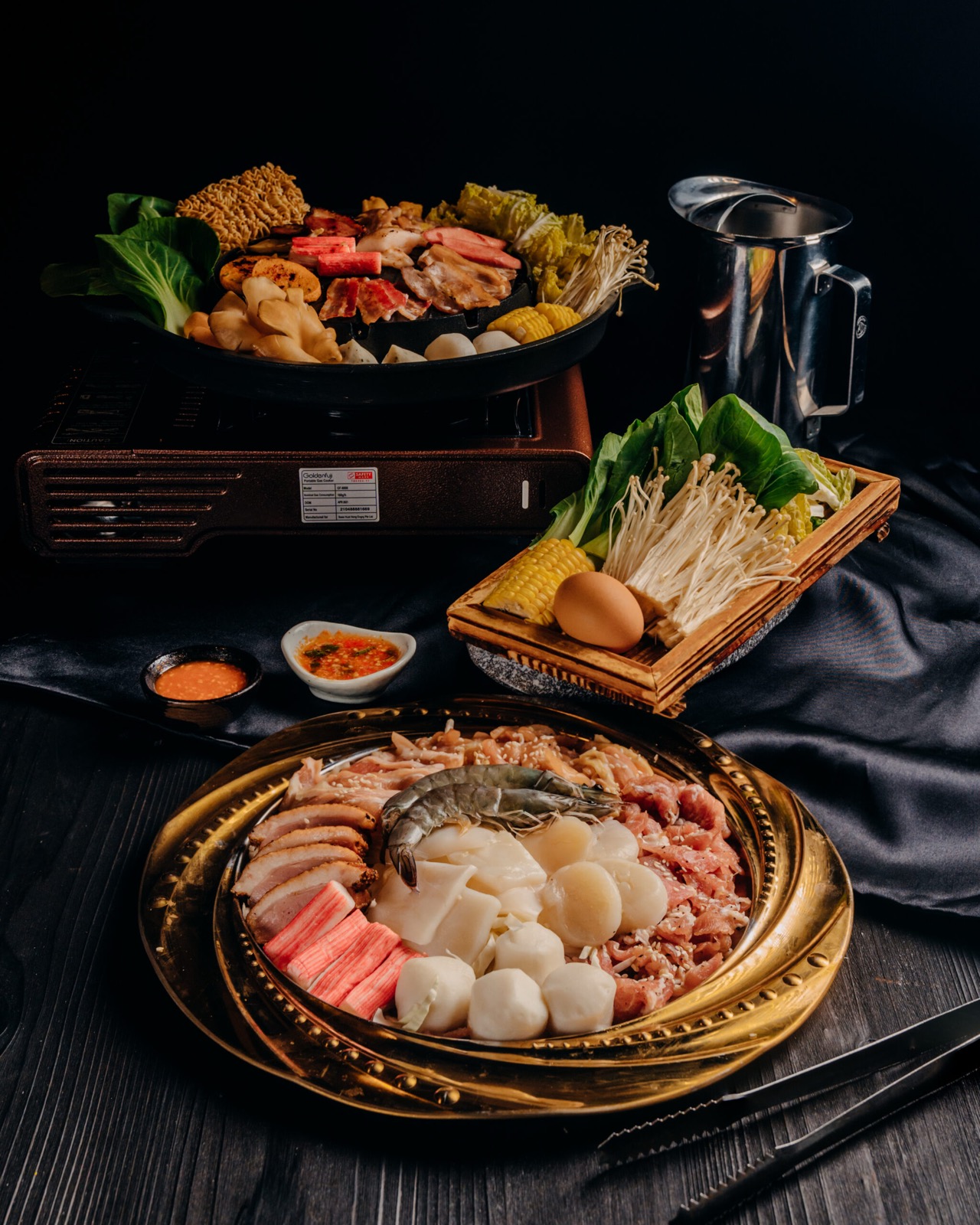 Bangkok Street Mookata: 外送首选, 拼盘 $38 起
