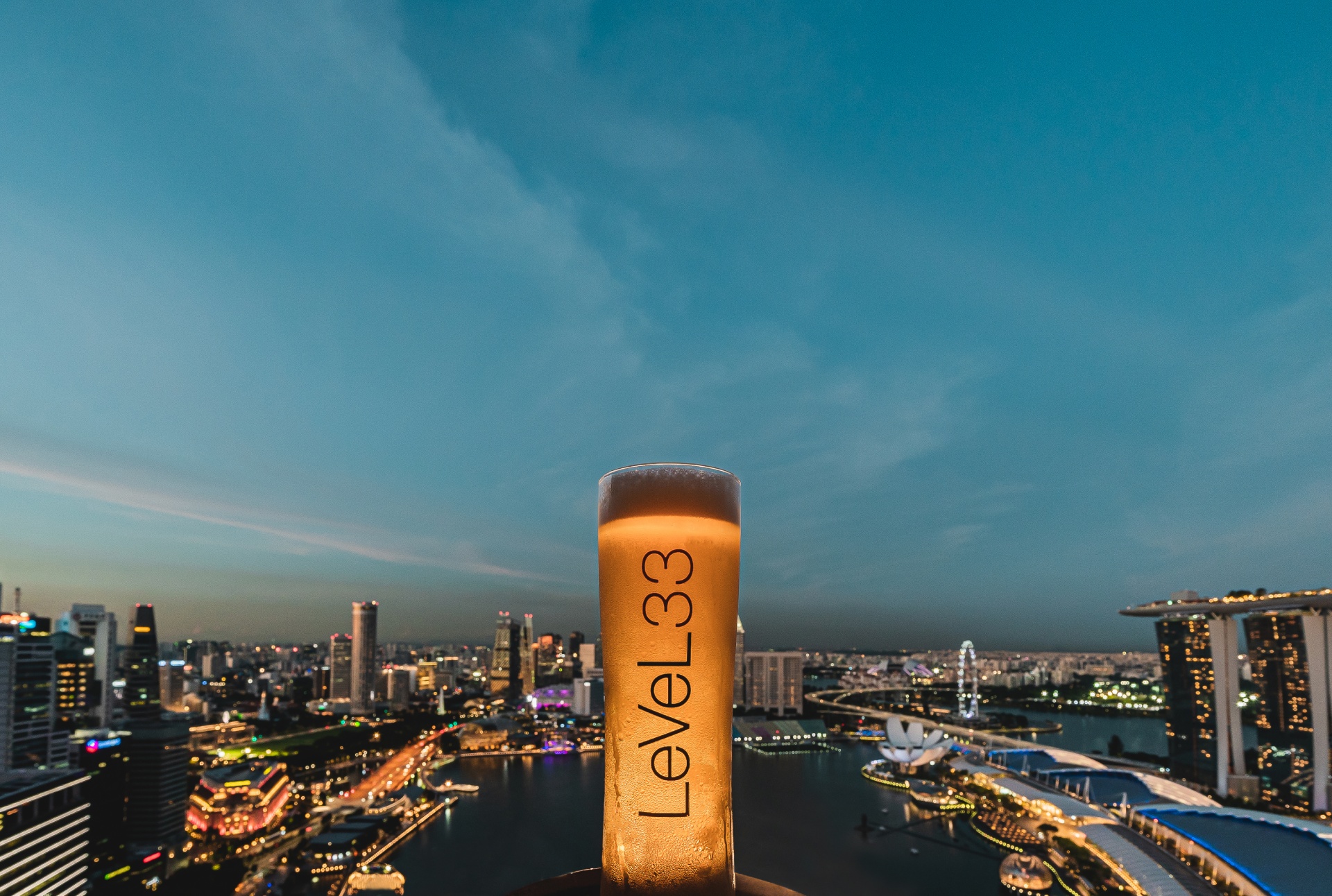 LeVeL33 — The World's Highest Urban Craft Brewery, 33 Floors Over Marina Bay