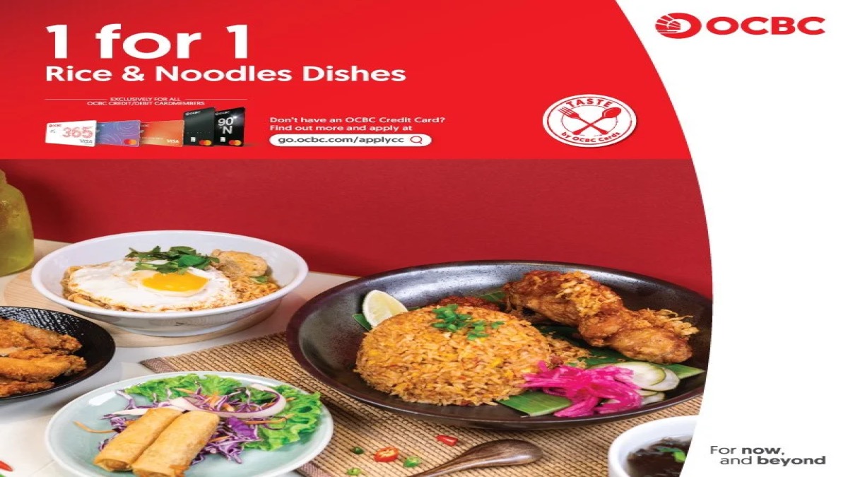 Siam Kitchen — Halal-Certified, OCBC 1-for-1 Rice & Noodle Mains (Till 30 Sep 2026)