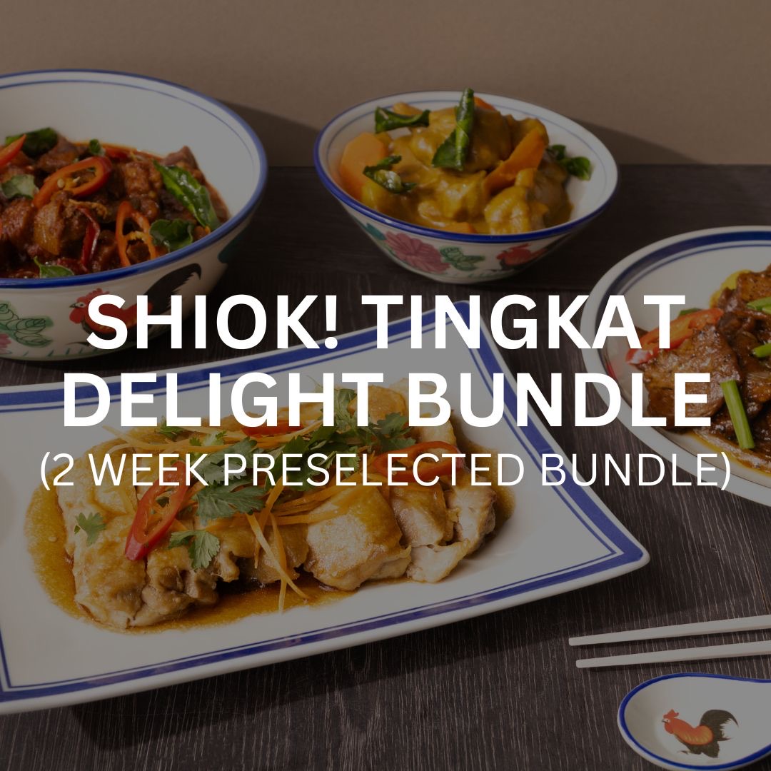 Shiok Kitchen Catering: 完全不需订阅的清真叠层餐, 按菜逐道计价
